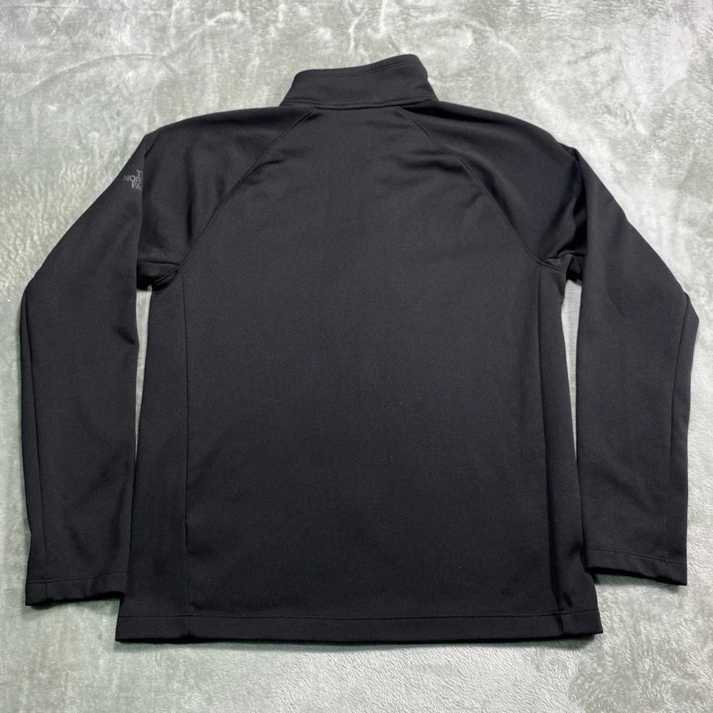 The‎ North Face Full Zip Jacket Mens Medium Black Fleece Lined Lightweight